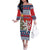 Czech Republic Christmas Personalized Family Matching Off The Shoulder Long Sleeve Dress and Hawaiian Shirt Vesele Vanoce - Wonder Print Shop