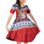 Czech Republic Christmas Personalized Family Matching Off Shoulder Short Dress and Hawaiian Shirt Vesele Vanoce - Wonder Print Shop