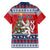 Czech Republic Christmas Personalized Family Matching Short Sleeve Bodycon Dress and Hawaiian Shirt Vesele Vanoce - Wonder Print Shop