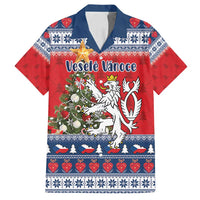 Czech Republic Christmas Personalized Family Matching Tank Maxi Dress and Hawaiian Shirt Vesele Vanoce - Wonder Print Shop
