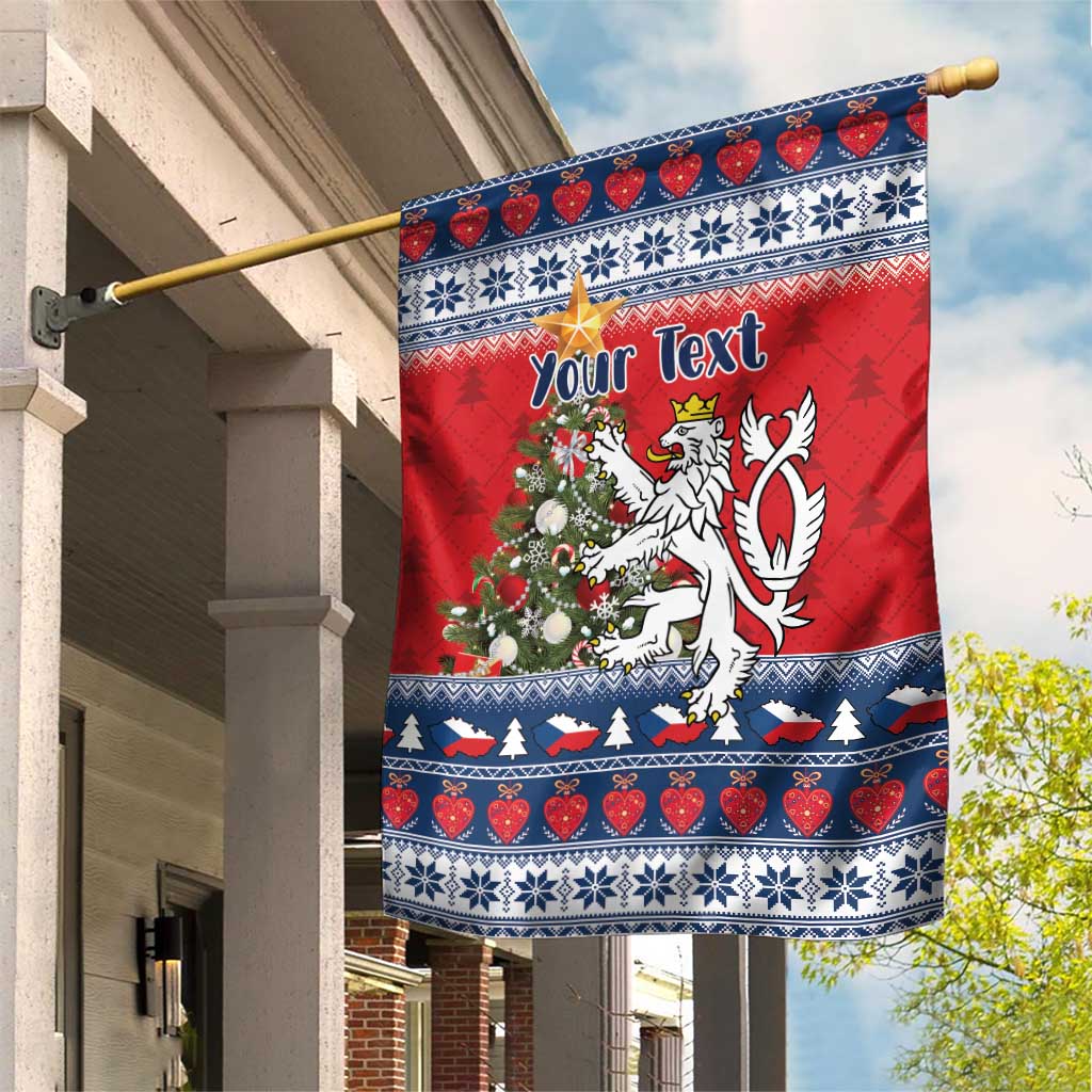 Czech Republic Christmas Personalized Garden Flag Vesele Vanoce - Wonder Print Shop