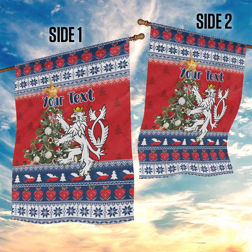 Czech Republic Christmas Personalized Garden Flag Vesele Vanoce - Wonder Print Shop