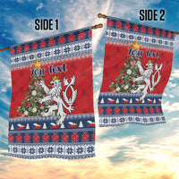Czech Republic Christmas Personalized Garden Flag Vesele Vanoce - Wonder Print Shop