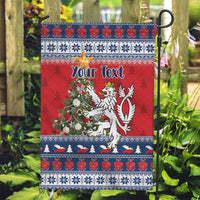 Czech Republic Christmas Personalized Garden Flag Vesele Vanoce - Wonder Print Shop