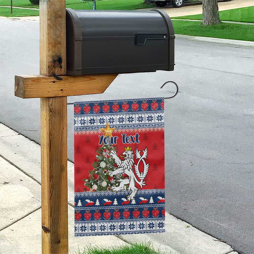 Czech Republic Christmas Personalized Garden Flag Vesele Vanoce - Wonder Print Shop