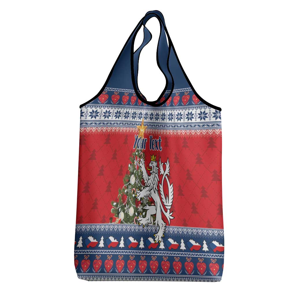 Czech Republic Christmas Personalized Grocery Bag Vesele Vanoce - Wonder Print Shop