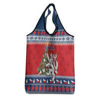 Czech Republic Christmas Personalized Grocery Bag Vesele Vanoce - Wonder Print Shop