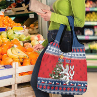 Czech Republic Christmas Personalized Grocery Bag Vesele Vanoce - Wonder Print Shop