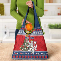 Czech Republic Christmas Personalized Grocery Bag Vesele Vanoce - Wonder Print Shop