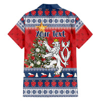 Czech Republic Christmas Personalized Hawaiian Shirt Vesele Vanoce - Wonder Print Shop