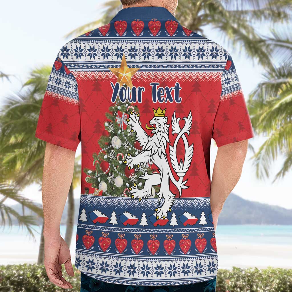 Czech Republic Christmas Personalized Hawaiian Shirt Vesele Vanoce - Wonder Print Shop