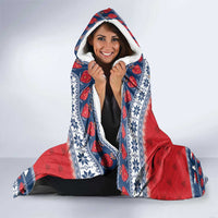 Czech Republic Christmas Personalized Hooded Blanket Vesele Vanoce - Wonder Print Shop