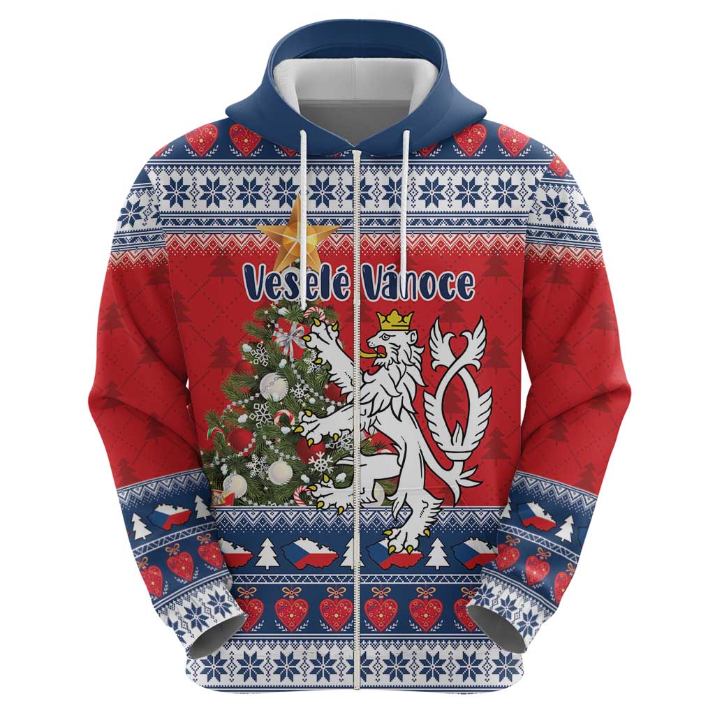 Czech Republic Christmas Personalized Hoodie Vesele Vanoce - Wonder Print Shop