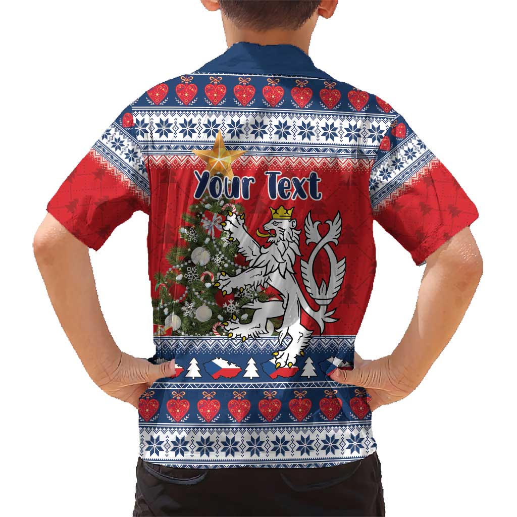 Czech Republic Christmas Personalized Kid Hawaiian Shirt Vesele Vanoce - Wonder Print Shop