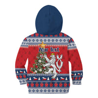 Czech Republic Christmas Personalized Kid Hoodie Vesele Vanoce - Wonder Print Shop