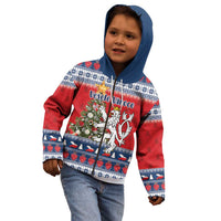 Czech Republic Christmas Personalized Kid Hoodie Vesele Vanoce - Wonder Print Shop