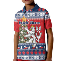 Czech Republic Christmas Personalized Kid Polo Shirt Vesele Vanoce - Wonder Print Shop