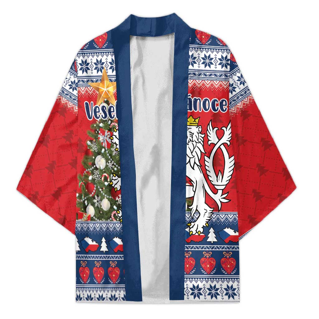 Czech Republic Christmas Personalized Kimono Vesele Vanoce - Wonder Print Shop