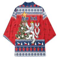 Czech Republic Christmas Personalized Kimono Vesele Vanoce - Wonder Print Shop