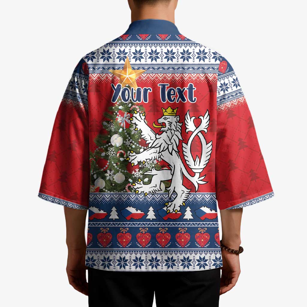 Czech Republic Christmas Personalized Kimono Vesele Vanoce - Wonder Print Shop