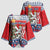 Czech Republic Christmas Personalized Kimono Sleeve Blouse Vesele Vanoce - Wonder Print Shop
