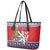 Czech Republic Christmas Personalized Leather Tote Bag Vesele Vanoce - Wonder Print Shop