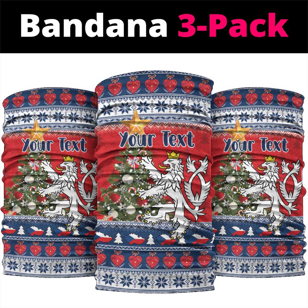 Czech Republic Christmas Personalized Neck Gaiter Vesele Vanoce - Wonder Print Shop