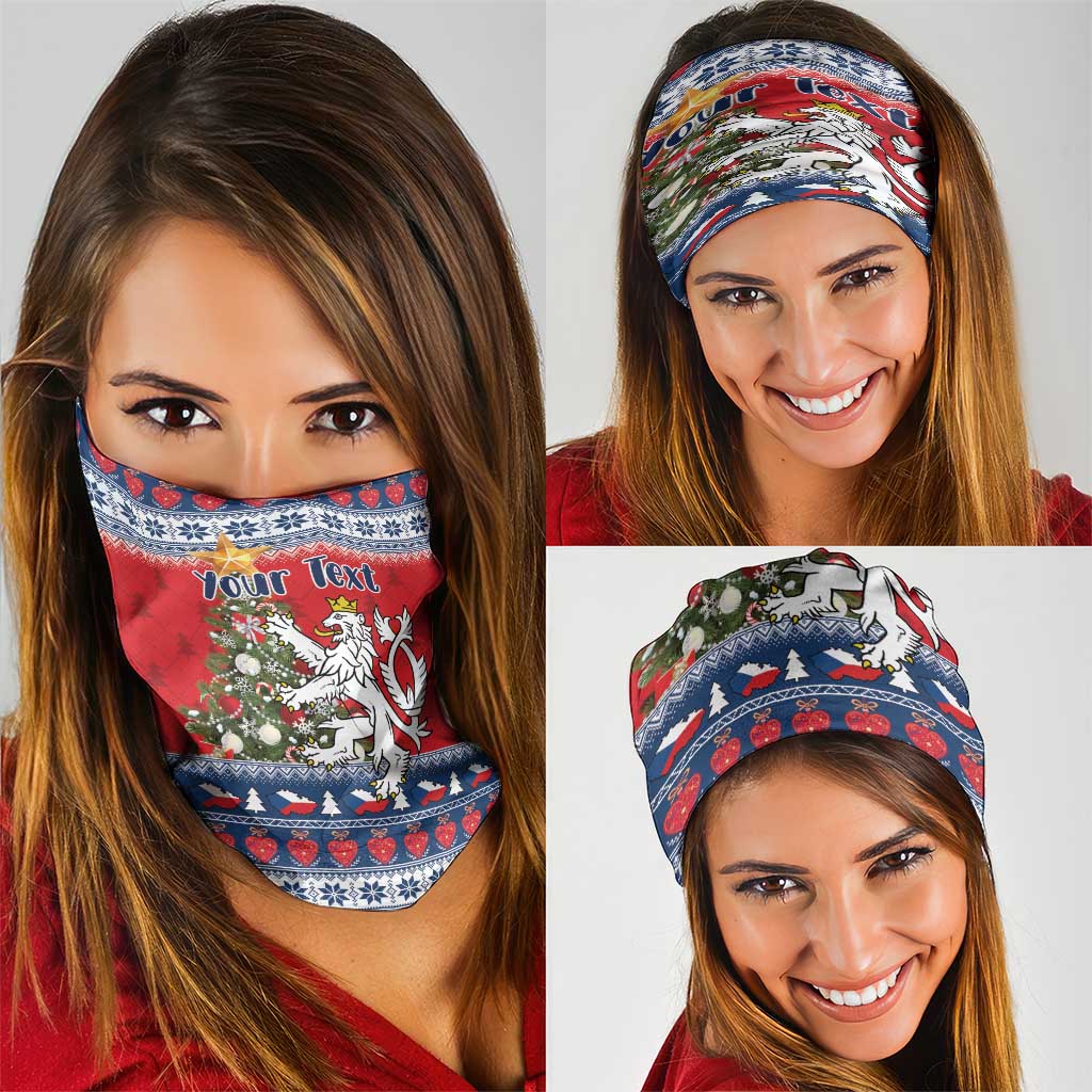 Czech Republic Christmas Personalized Neck Gaiter Vesele Vanoce - Wonder Print Shop