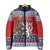 Czech Republic Christmas Personalized Padded Jacket Vesele Vanoce - Wonder Print Shop