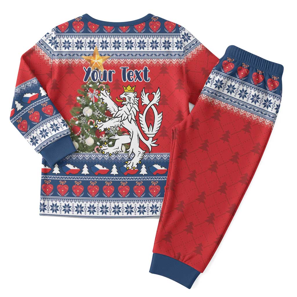 Czech Republic Christmas Personalized Christmas Pajama Set Vesele Vanoce - Wonder Print Shop