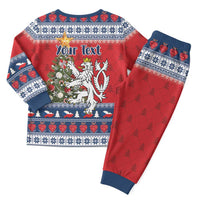Czech Republic Christmas Personalized Christmas Pajama Set Vesele Vanoce - Wonder Print Shop