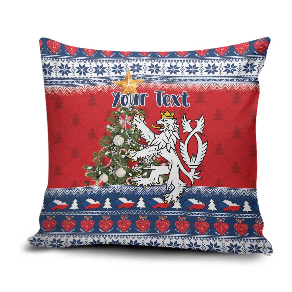 Czech Republic Christmas Personalized Pillow Cover Vesele Vanoce - Wonder Print Shop