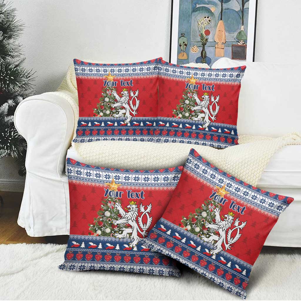 Czech Republic Christmas Personalized Pillow Cover Vesele Vanoce - Wonder Print Shop