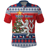 Czech Republic Christmas Personalized Polo Shirt Vesele Vanoce - Wonder Print Shop