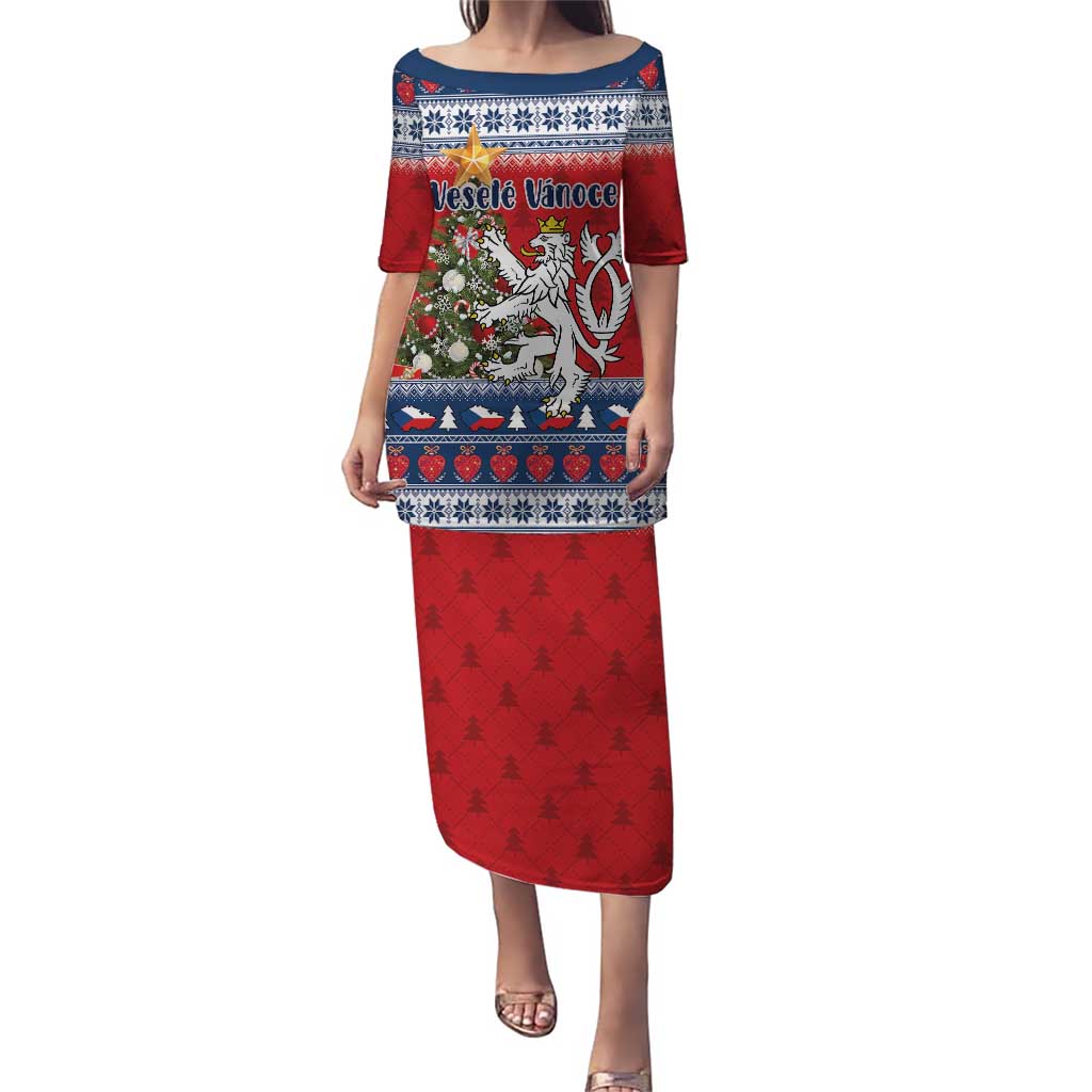 Czech Republic Christmas Personalized Puletasi Vesele Vanoce - Wonder Print Shop
