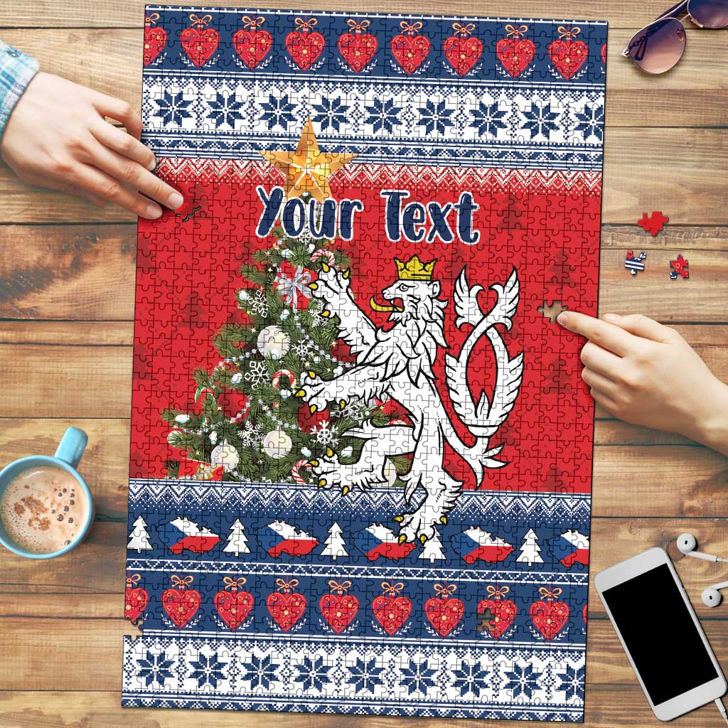 Czech Republic Christmas Personalized Puzzle Vesele Vanoce - Wonder Print Shop