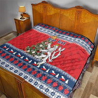 Czech Republic Christmas Personalized Quilt Vesele Vanoce - Wonder Print Shop