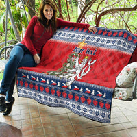 Czech Republic Christmas Personalized Quilt Vesele Vanoce - Wonder Print Shop