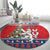 Czech Republic Christmas Personalized Round Carpet Vesele Vanoce - Wonder Print Shop