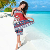 Czech Republic Christmas Personalized Sarong Vesele Vanoce - Wonder Print Shop