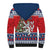 Czech Republic Christmas Personalized Sherpa Hoodie Vesele Vanoce - Wonder Print Shop