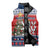 Czech Republic Christmas Personalized Sleeveless Puffer Jacket Vesele Vanoce - Wonder Print Shop