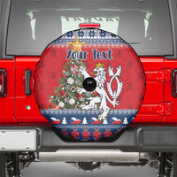 Czech Republic Christmas Personalized Spare Tire Cover Vesele Vanoce - Wonder Print Shop