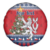 Czech Republic Christmas Personalized Spare Tire Cover Vesele Vanoce - Wonder Print Shop