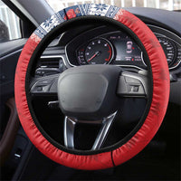 Czech Republic Christmas Steering Wheel Cover Vesele Vanoce - Wonder Print Shop