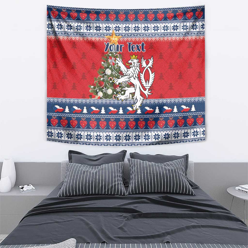Czech Republic Christmas Personalized Tapestry Vesele Vanoce - Wonder Print Shop