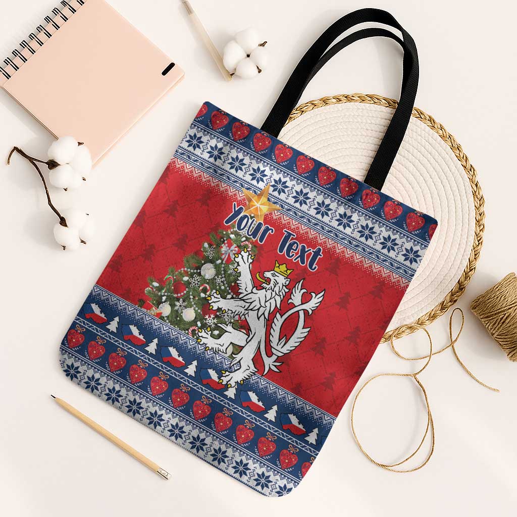 Czech Republic Christmas Personalized Tote Bag Vesele Vanoce - Wonder Print Shop