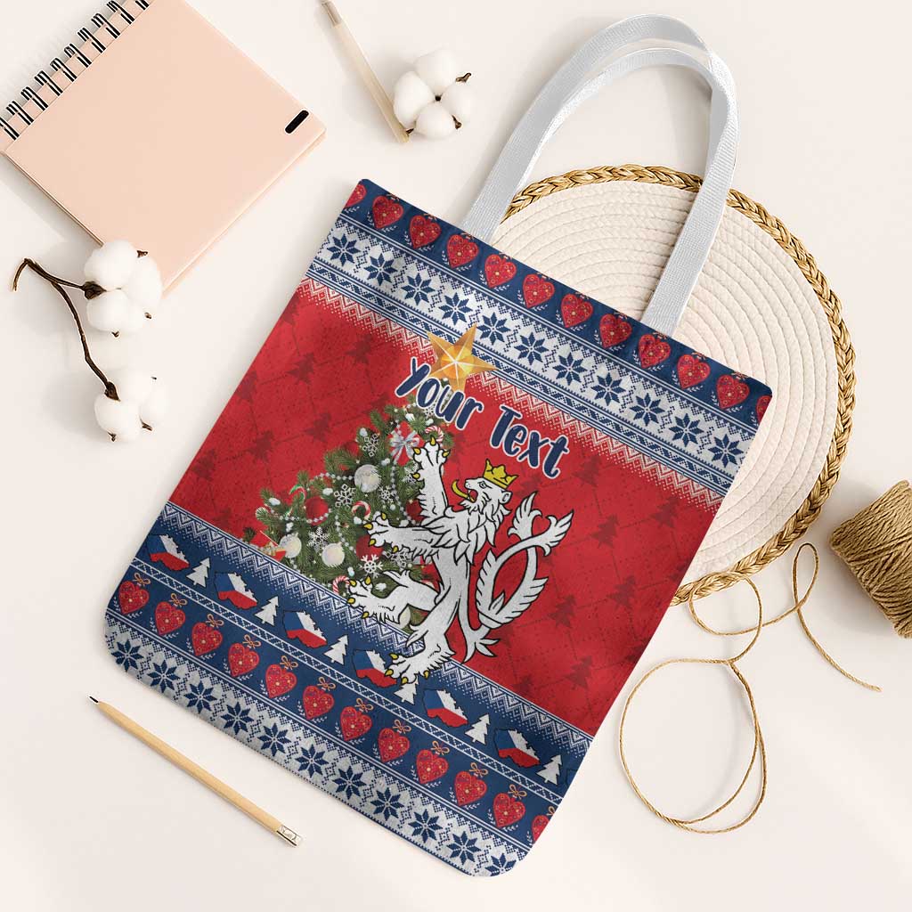 Czech Republic Christmas Personalized Tote Bag Vesele Vanoce - Wonder Print Shop