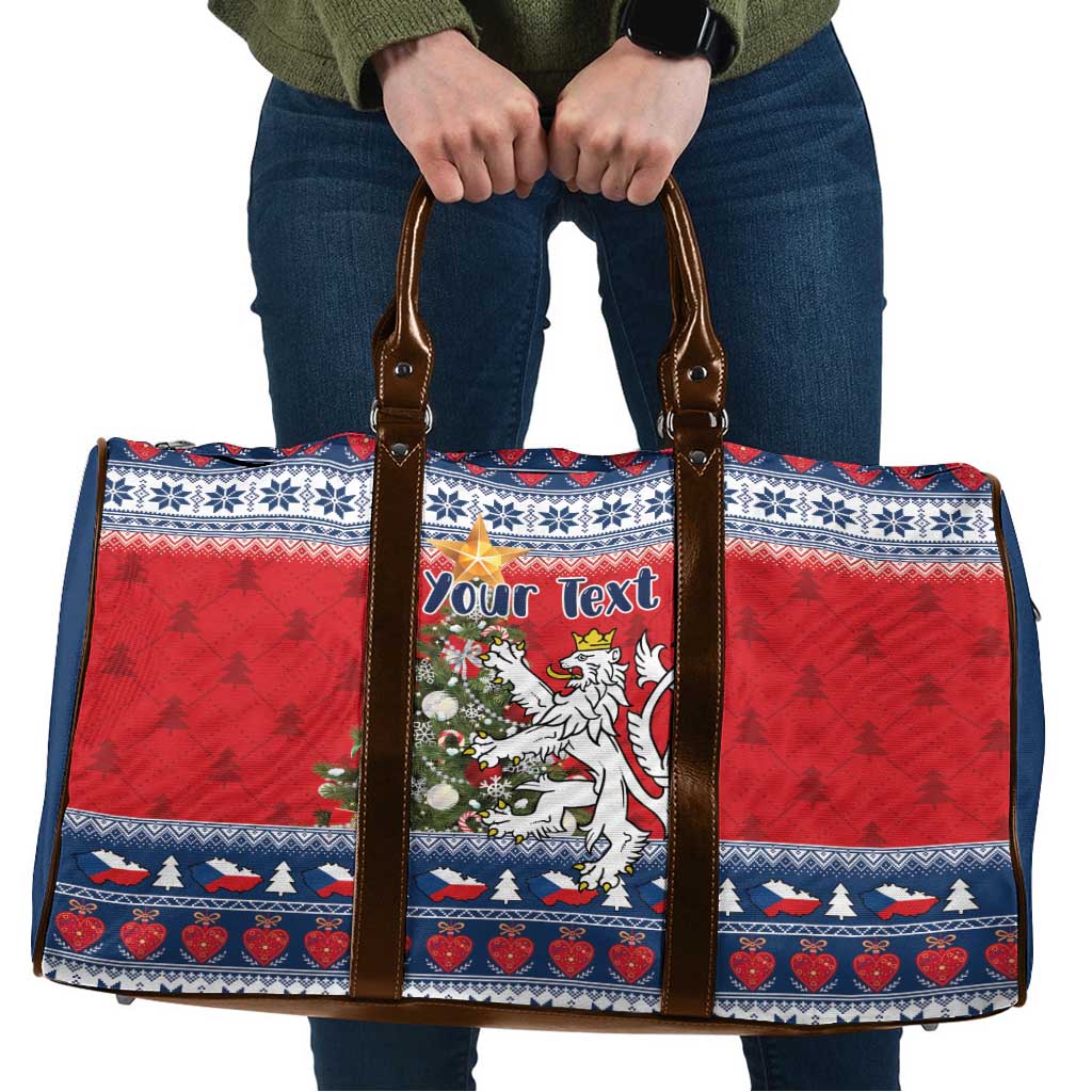 Czech Republic Christmas Personalized Travel Bag Vesele Vanoce - Wonder Print Shop