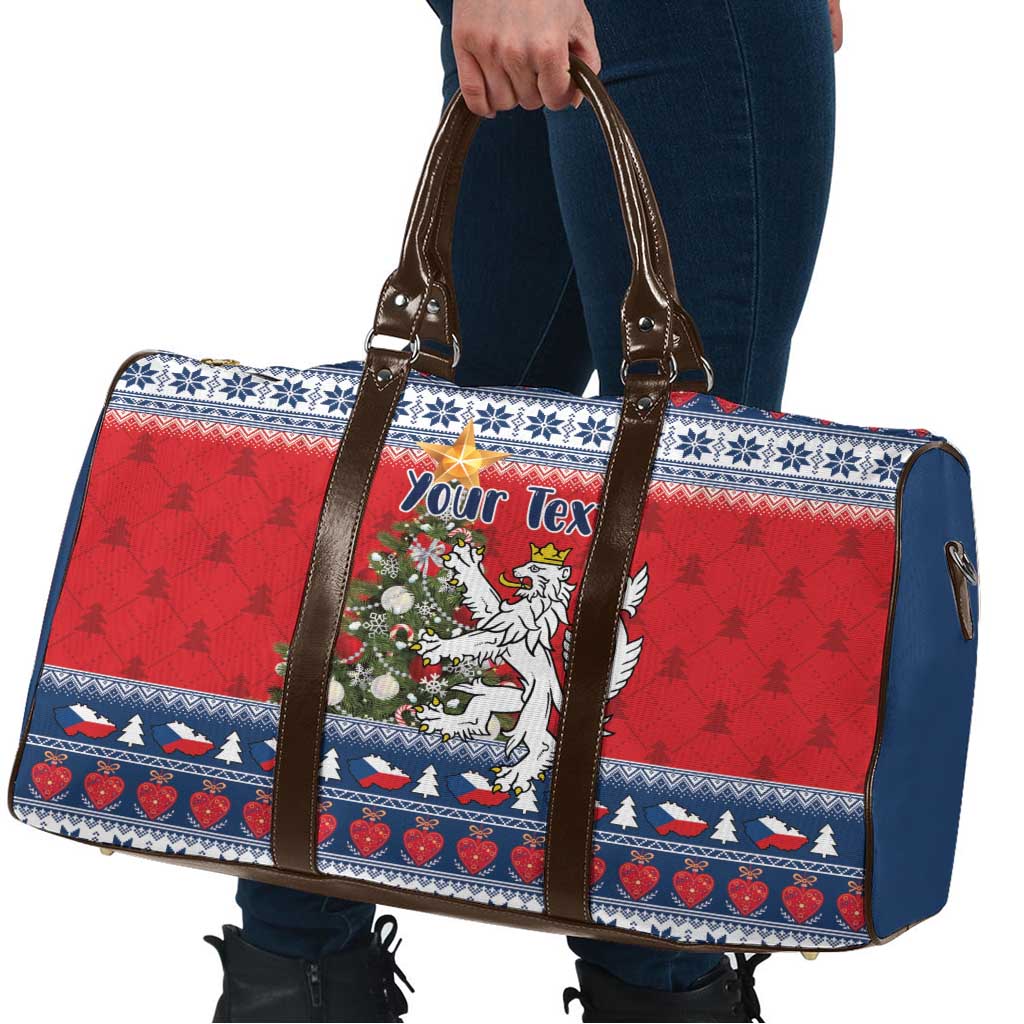 Czech Republic Christmas Personalized Travel Bag Vesele Vanoce - Wonder Print Shop